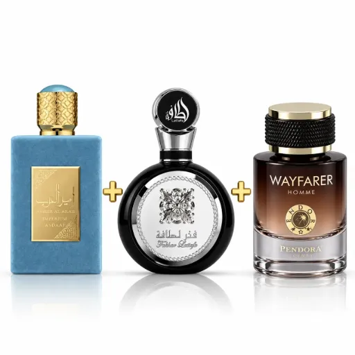 Routine Gentleman - Ameer Al Arab Asdaaf 100ml, Fakhar 100ml & Wayfarer Homme 100ml