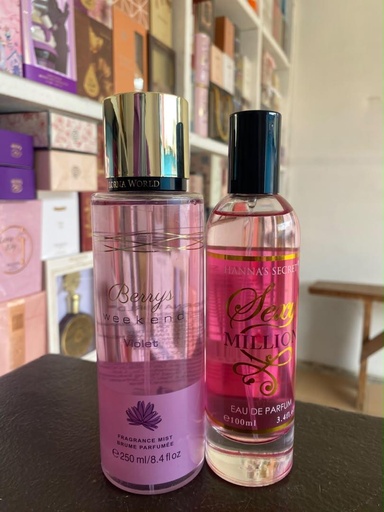 Duo brume berrys week-end & Hanna ´s secret sexy million - 250ml