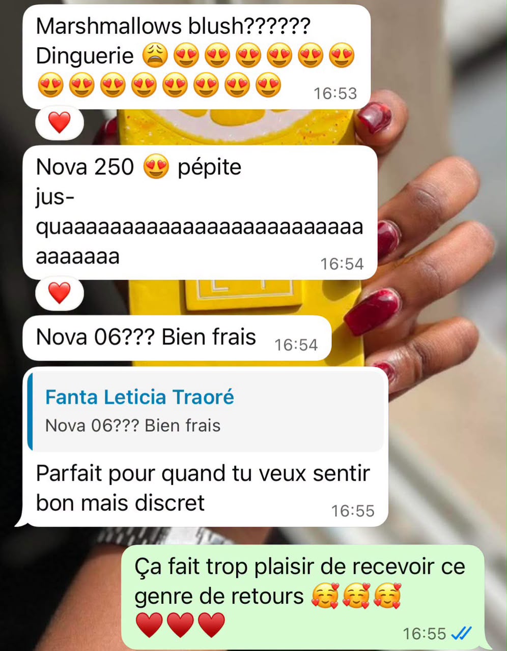 Avis client Les Parfums d’Lyma 14